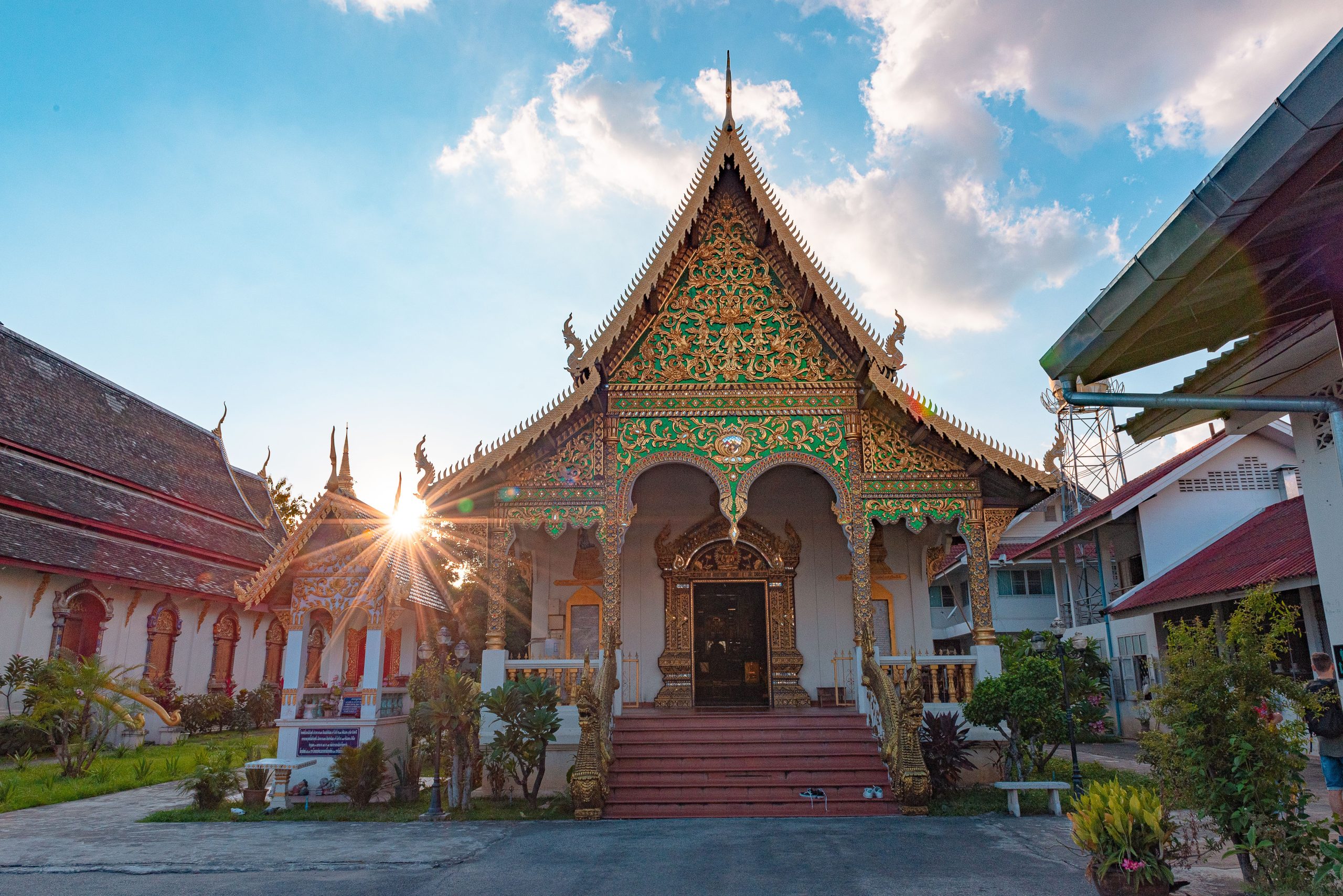 Templo tradicional del norte de Tailandia