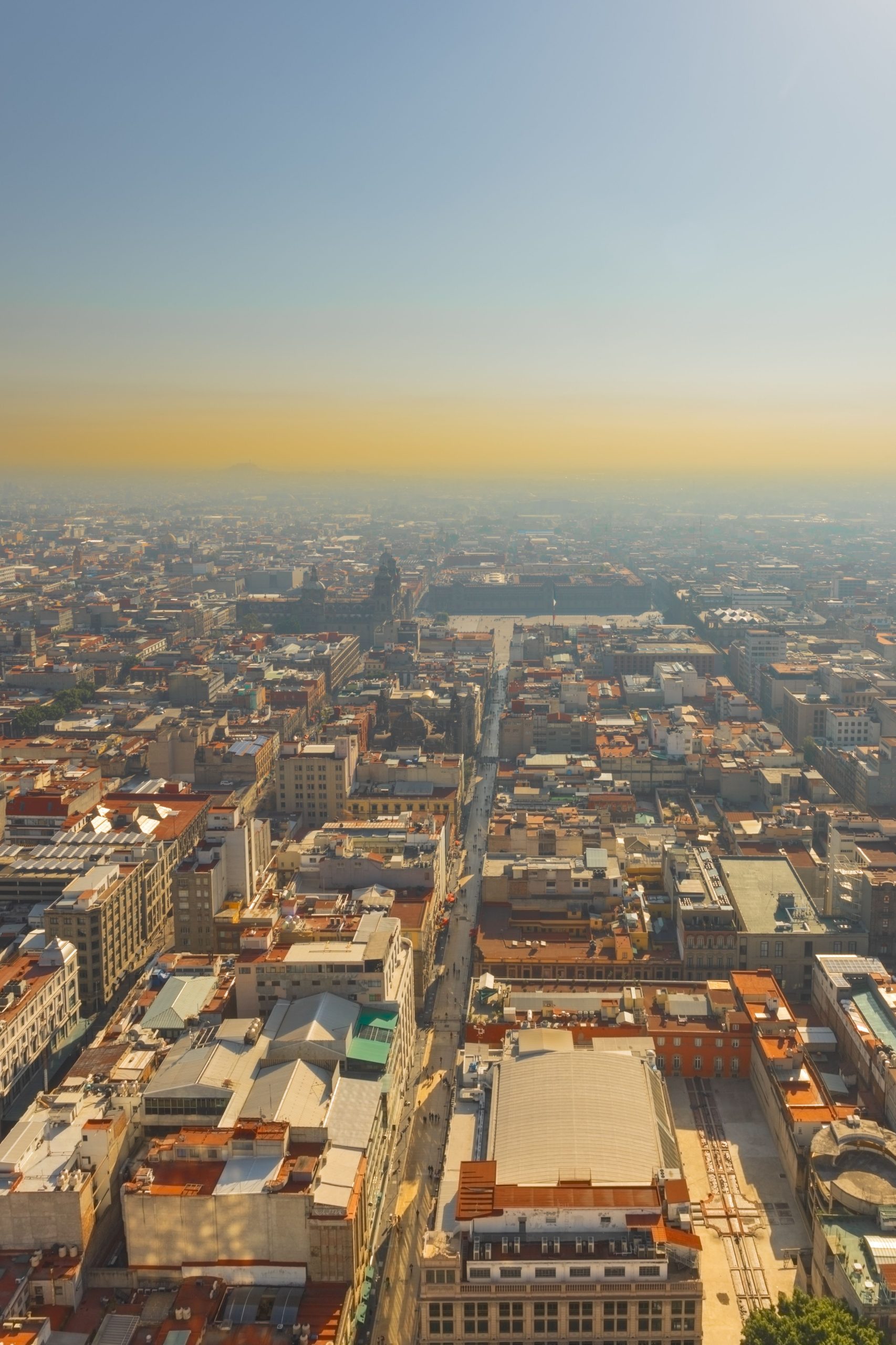 Vista panorámica de Ciudad de México