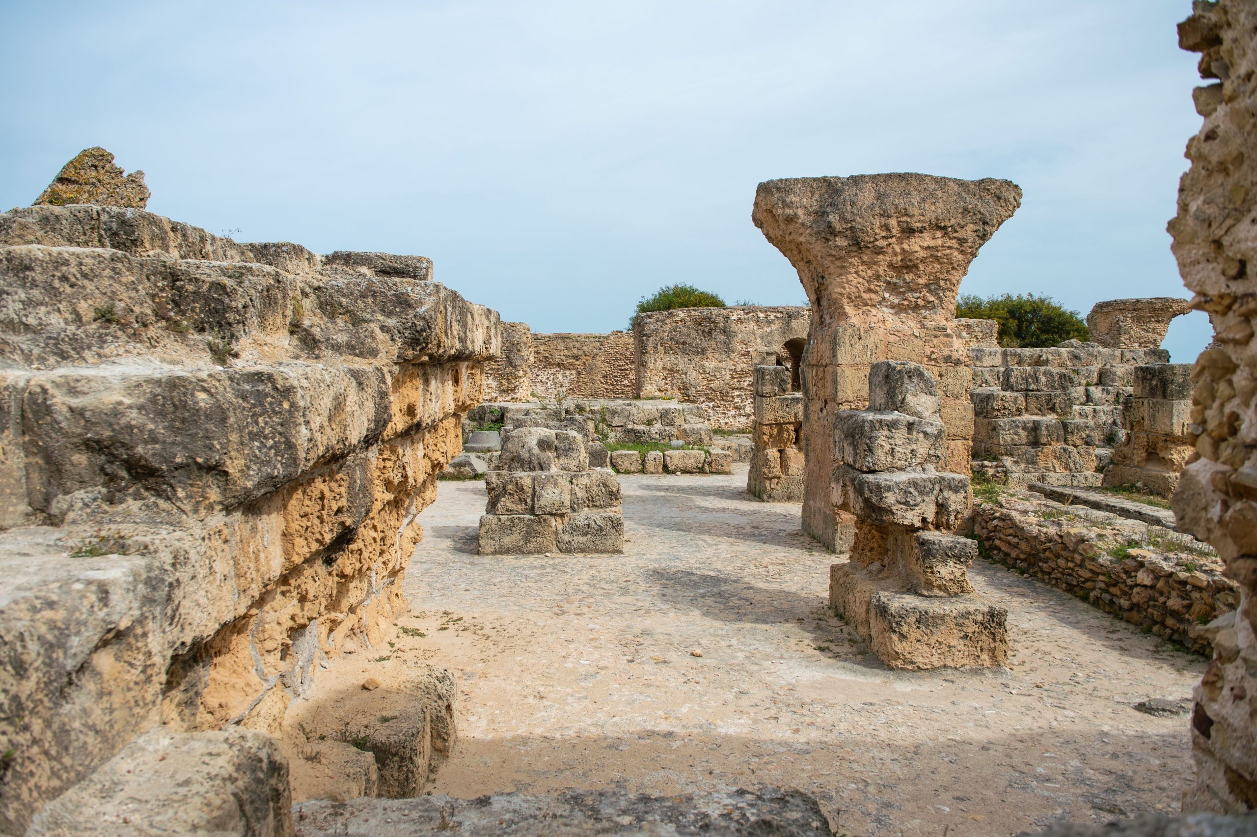 Ruinas históricas de Túnez
