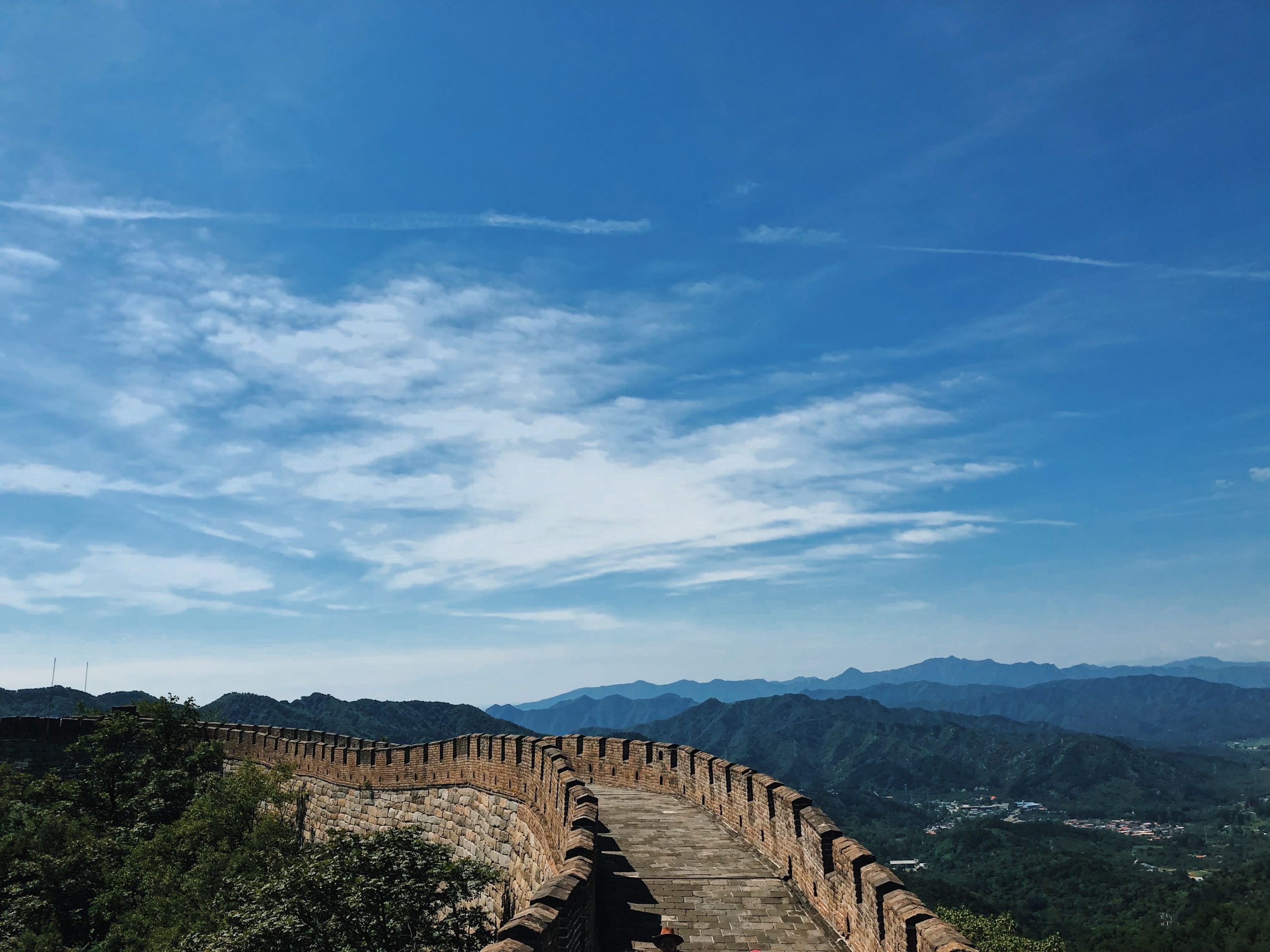 Gran Muralla China atravesando las montañas